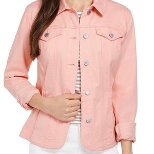 Chart Club Denim jacket, cotton elastane, unlined